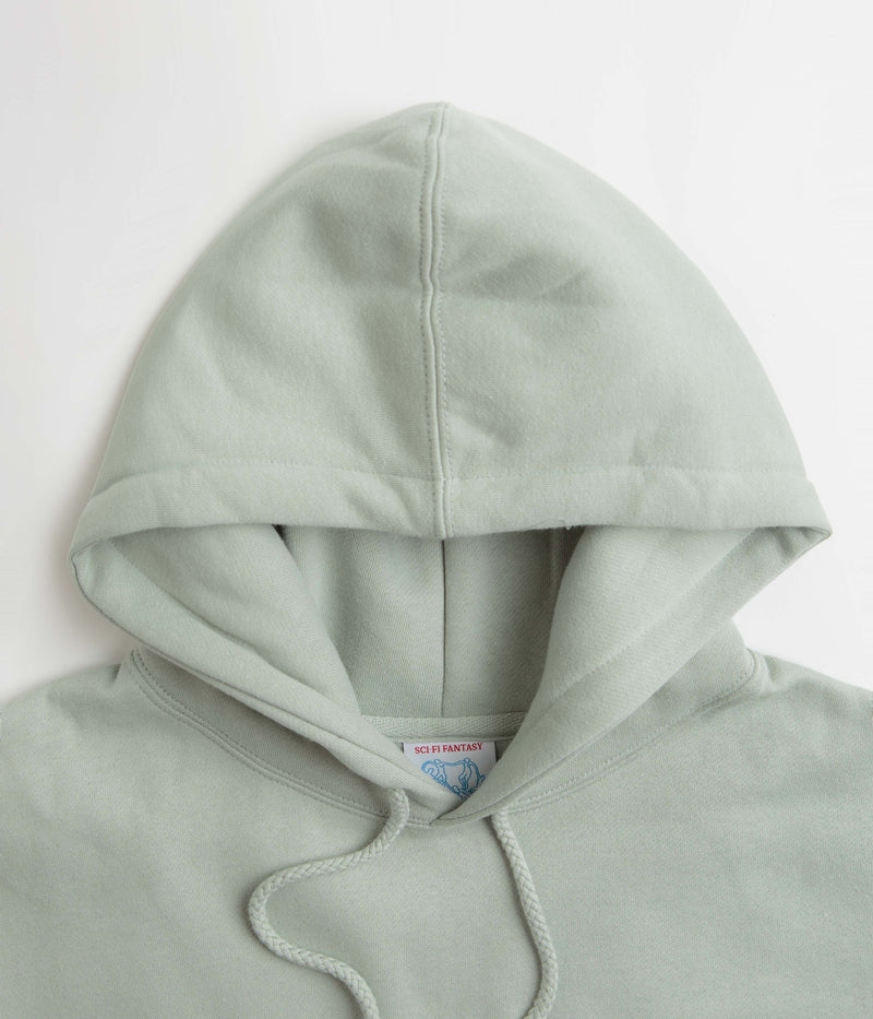 Sci-Fi Fantasy Industrial Hoodie in Sage