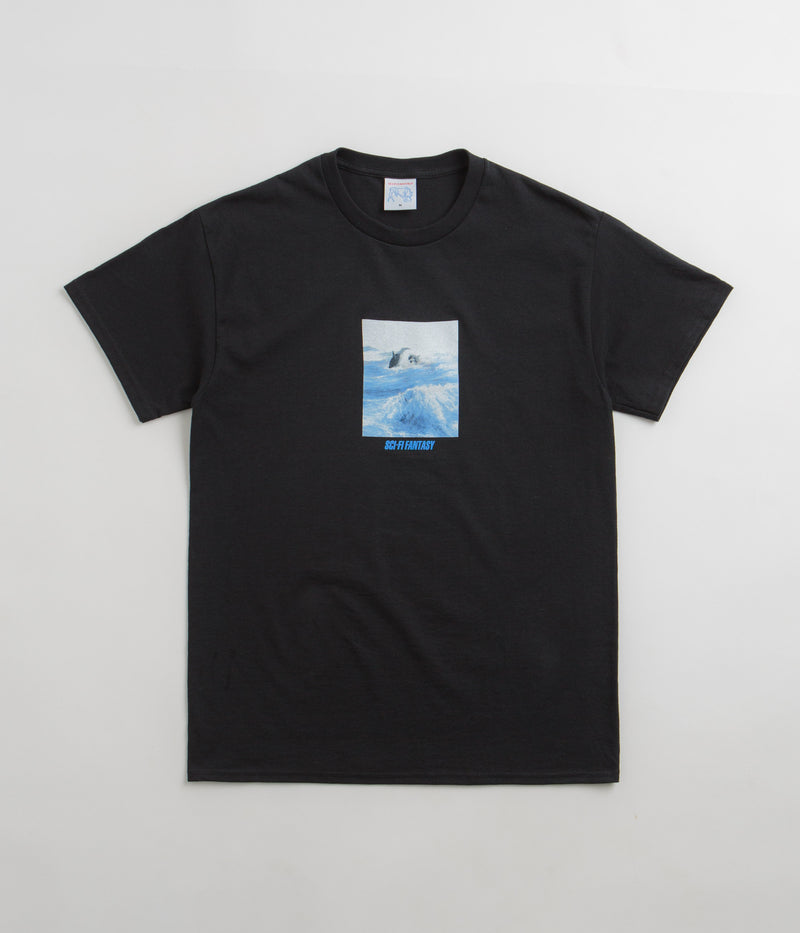 Sci-Fi Fantasy Killer Whale T-Shirt in Black