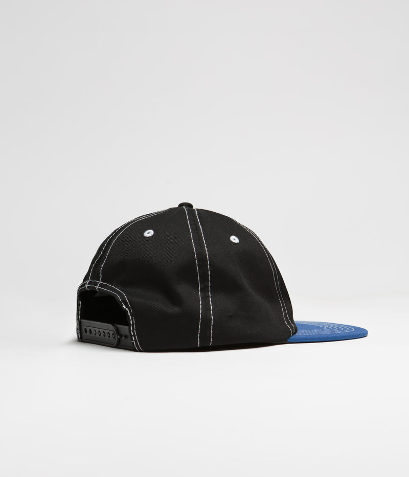 Sci-Fi Fantasy Logo Cap in Black and Royal