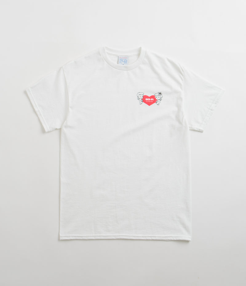 Sci-Fi Fantasy Love T-Shirt in White