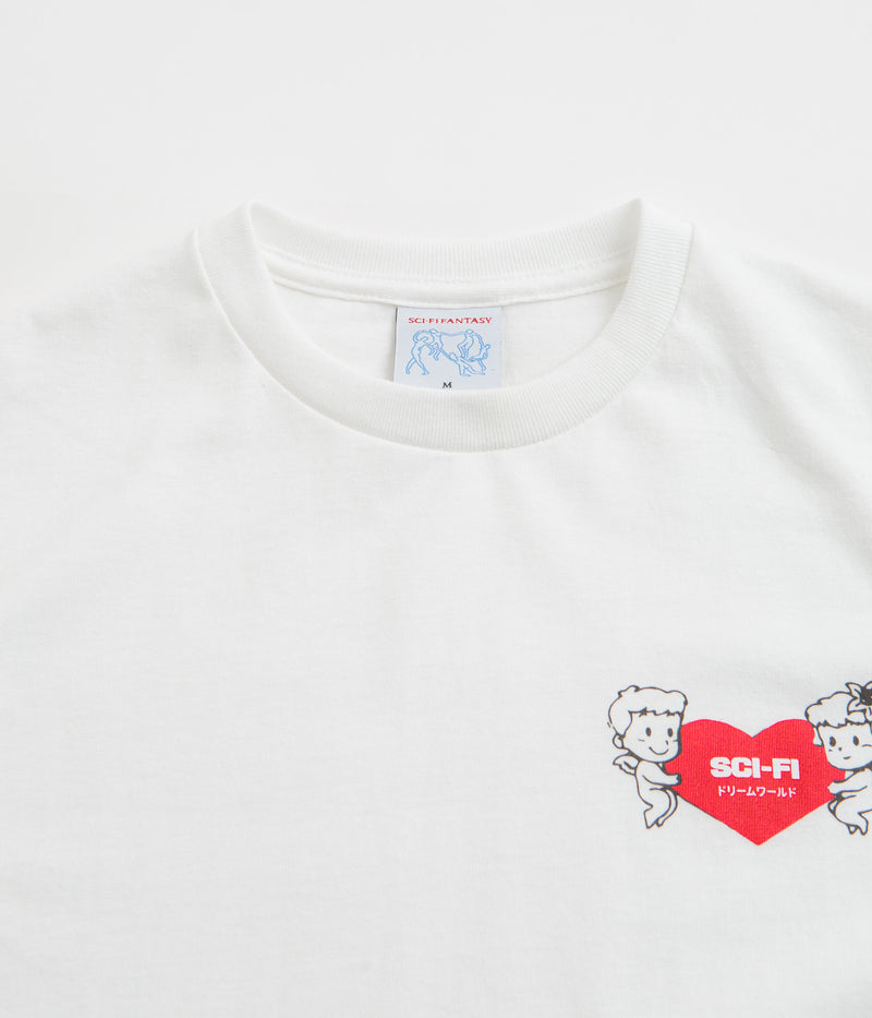 Sci-Fi Fantasy Love T-Shirt in White