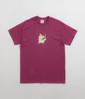 Sci-Fi Fantasy Moth Girl T-Shirt in Berry