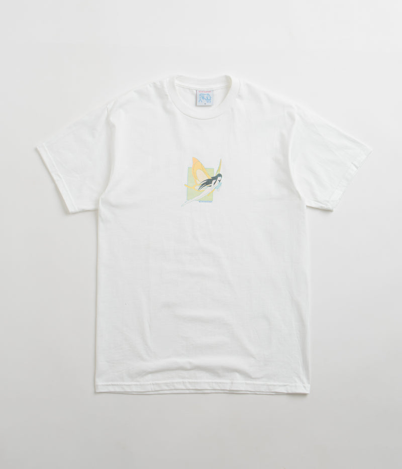 Sci-Fi Fantasy Moth Girl T-Shirt in White