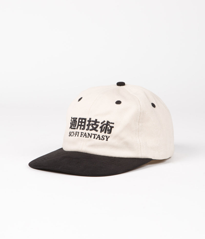 Sci-Fi Fantasy New Logo Cap in Natural and Black