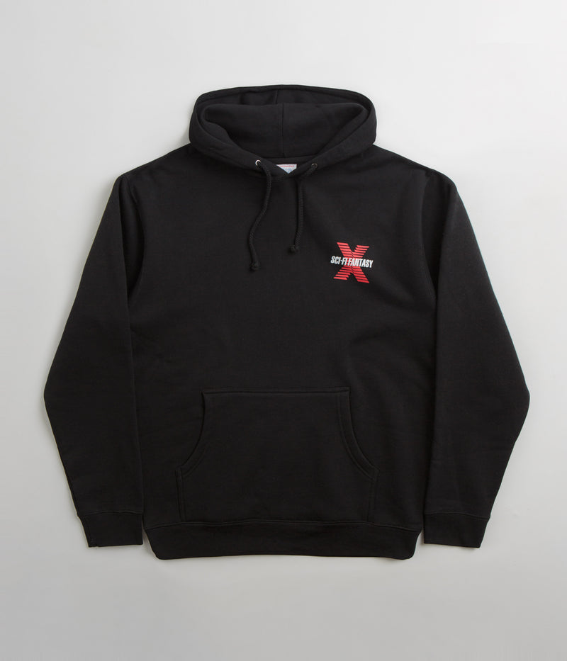 Sci-Fi Fantasy New X Hoodie in Black