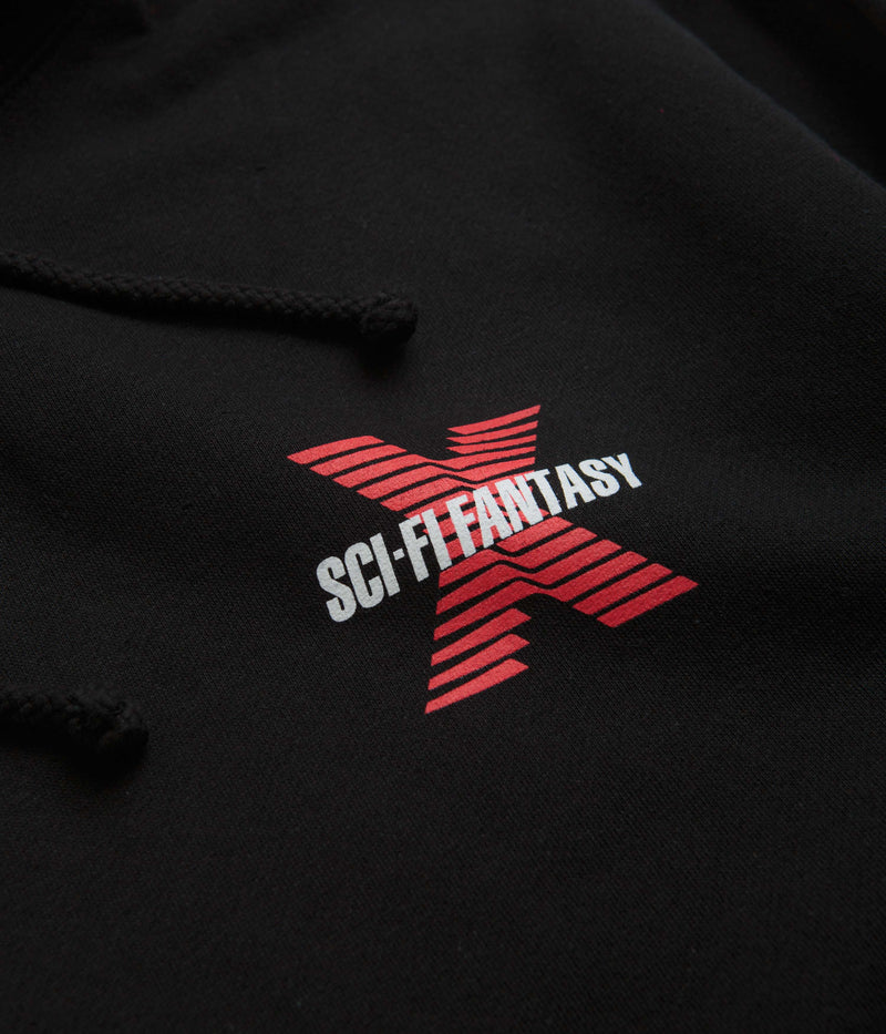 Sci-Fi Fantasy New X Hoodie in Black