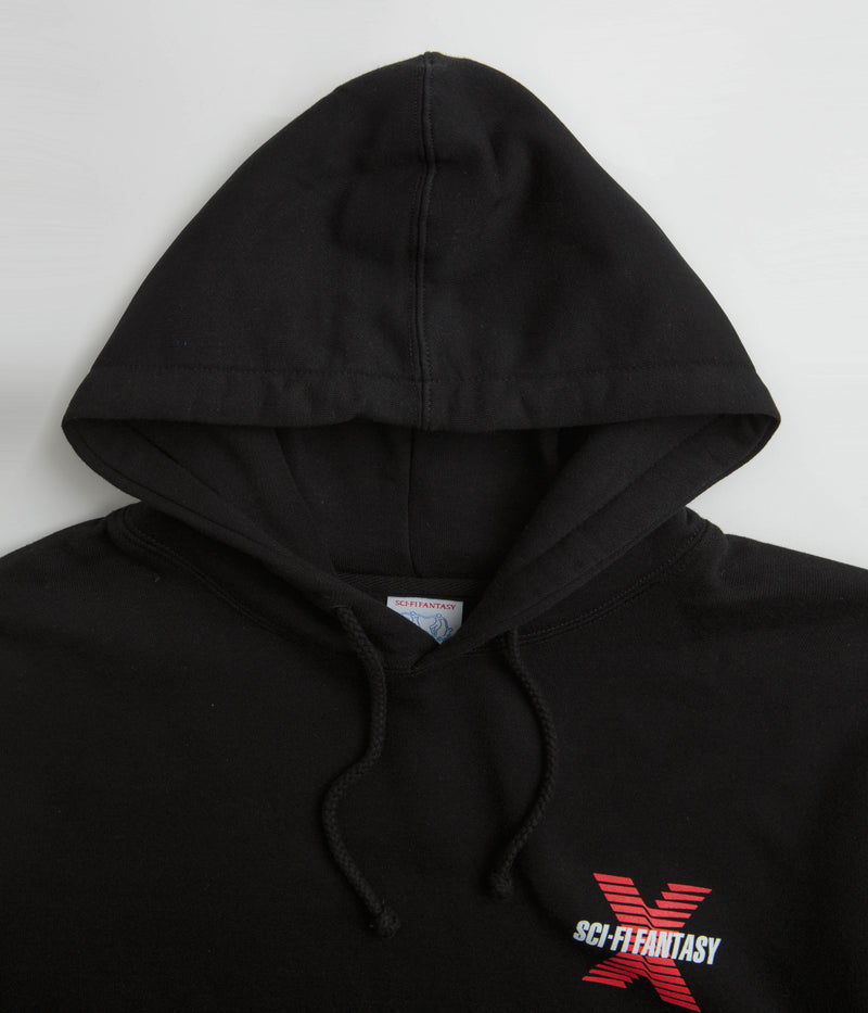 Sci-Fi Fantasy New X Hoodie in Black