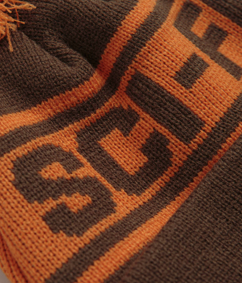 Sci-Fi Fantasy Sci-Fi Pom Beanie in Brown and Orange