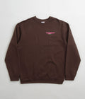 Sci-Fi Fantasy Sports Fleece Crewneck Sweatshirt in Brown