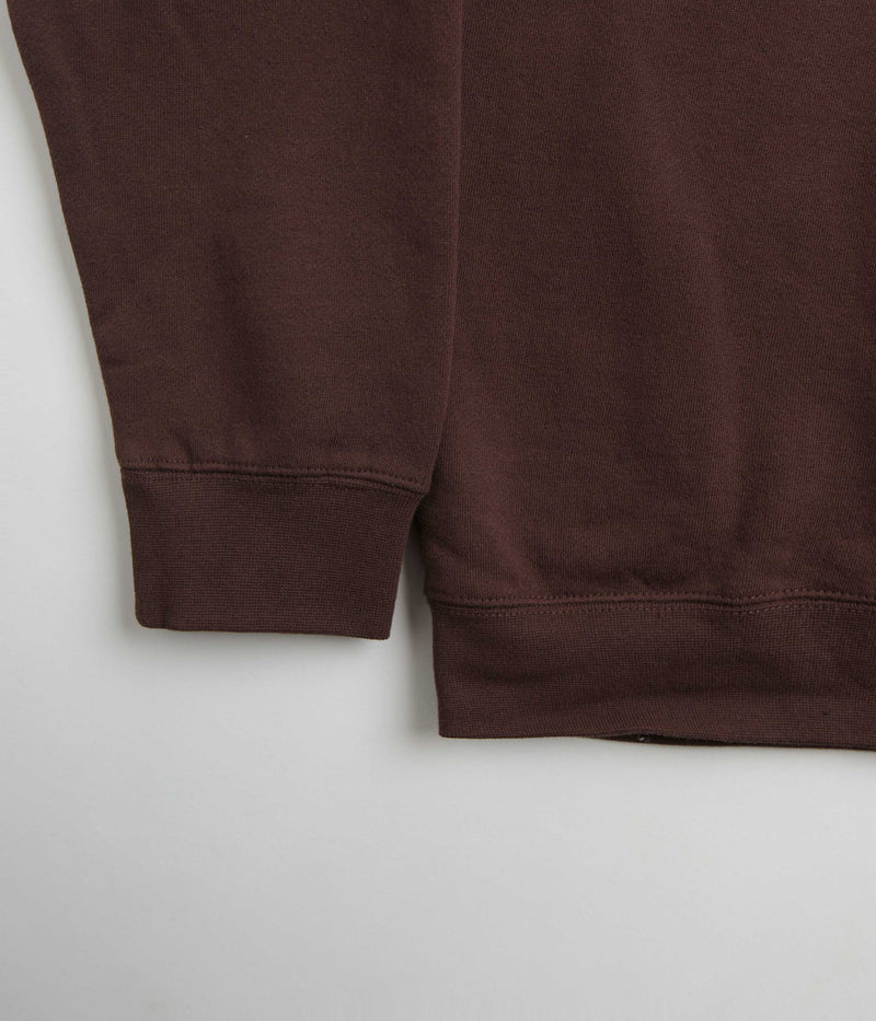 Sci-Fi Fantasy Sports Fleece Crewneck Sweatshirt in Brown