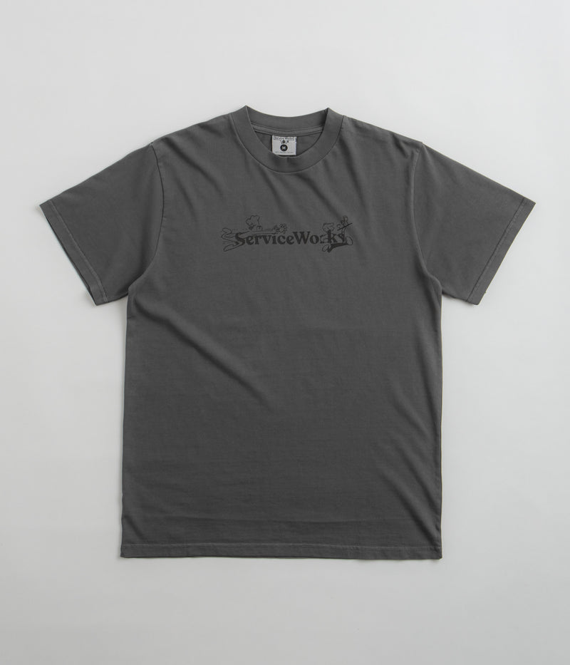 Service Works Chase T-Shirt in Charcoal
