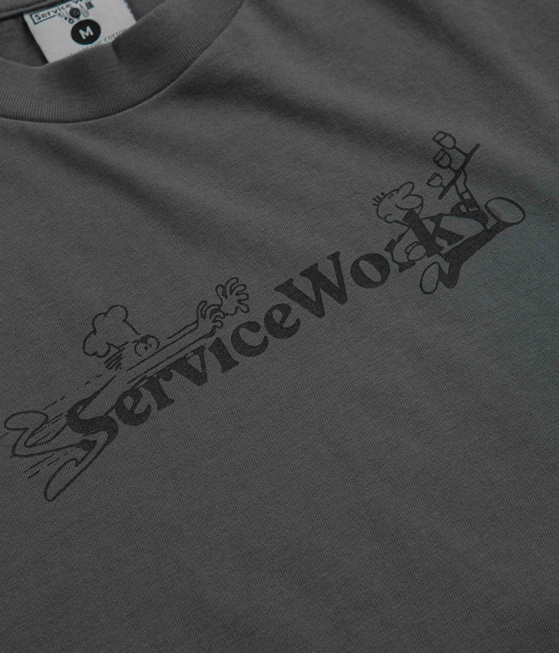 Service Works Chase T-Shirt in Charcoal