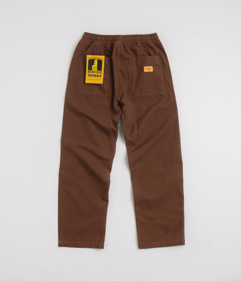 Service Works Classic Chef Pants in Brown