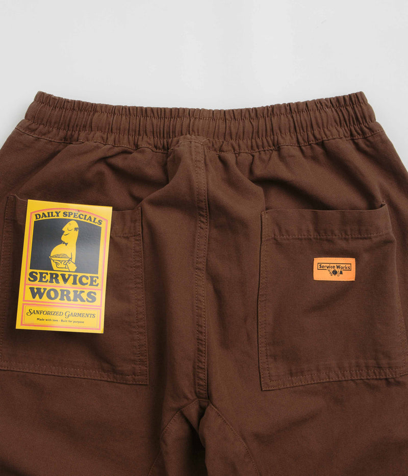 Service Works Classic Chef Pants in Brown