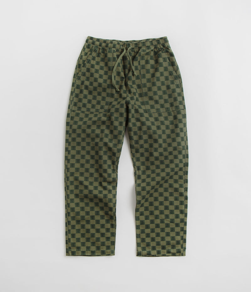 Service Works Classic Chef Pants in Green Checker