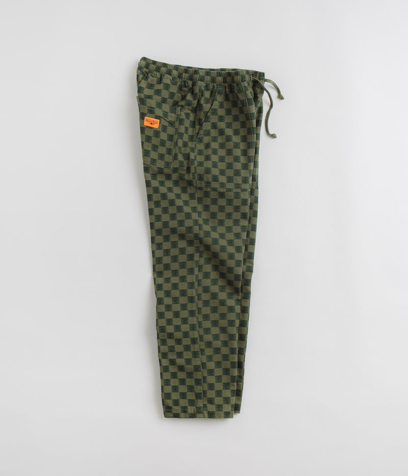 Service Works Classic Chef Pants in Green Checker
