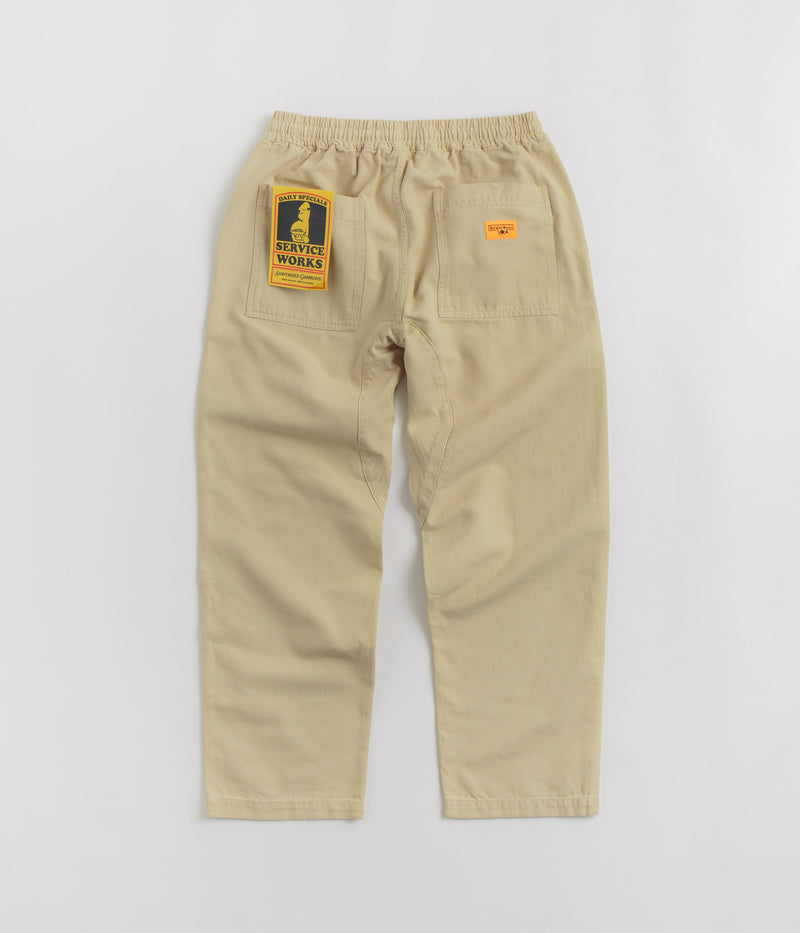Service Works Classic Chef Pants in Khaki
