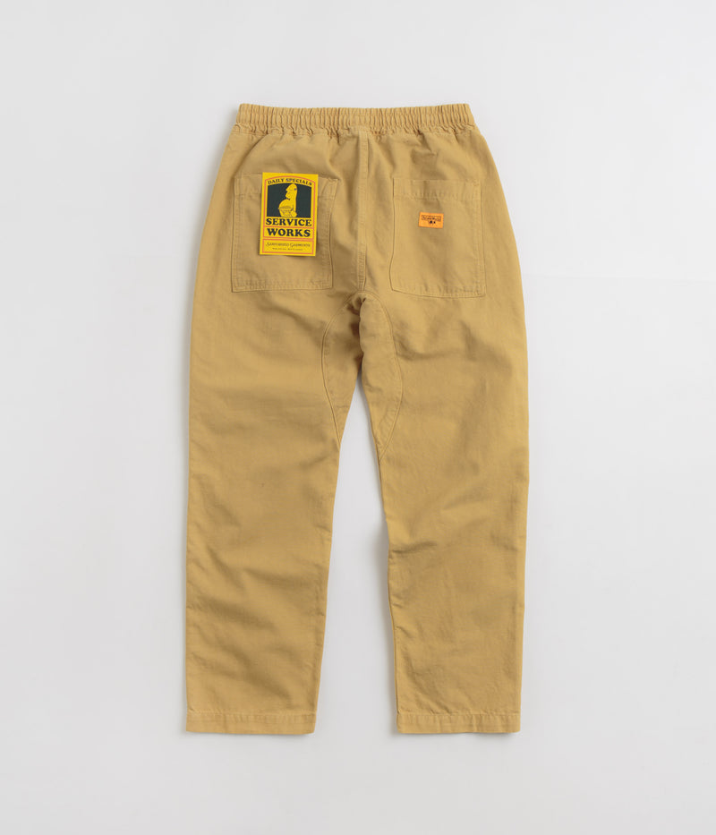 Service Works Classic Chef Pants in Tan