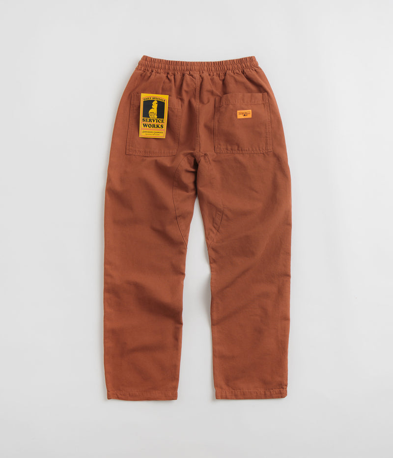 Service Works Classic Chef Pants in Terracotta