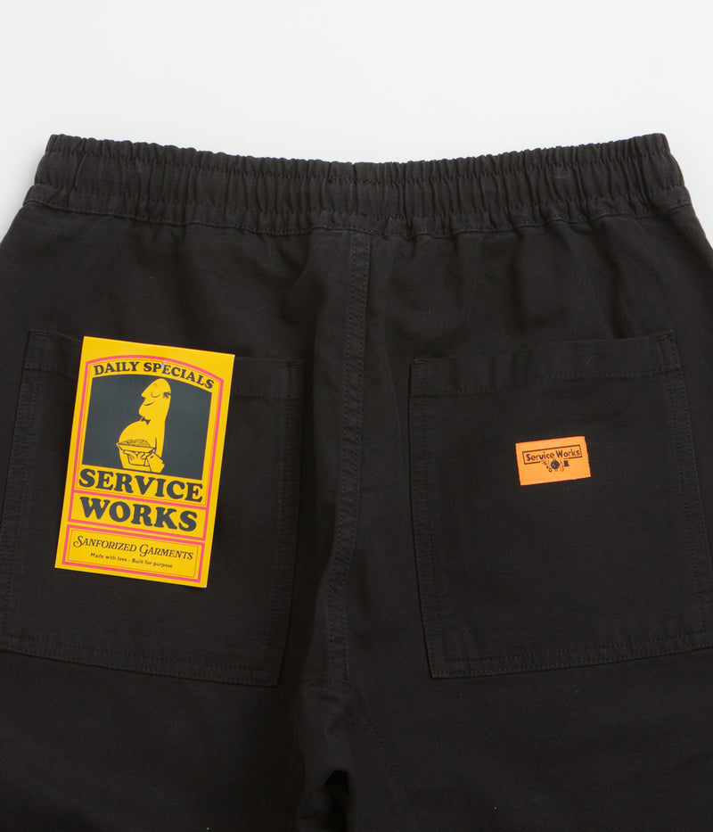 Service Works Classic Chef Shorts in Black