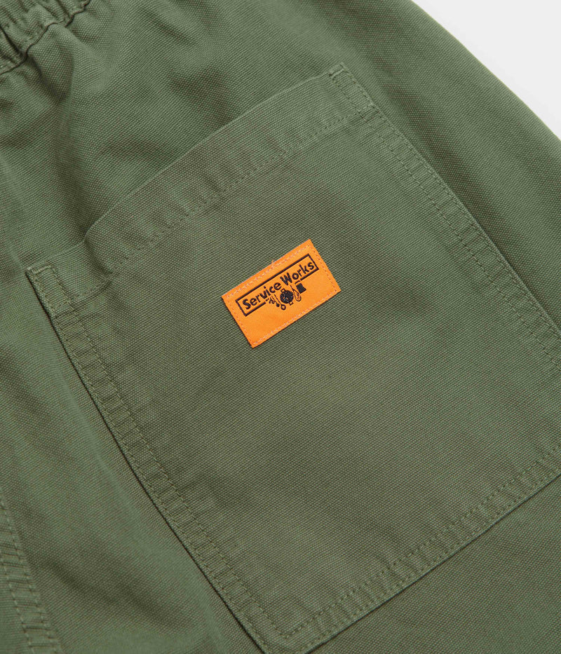 Service Works Classic Chef Shorts in Olive