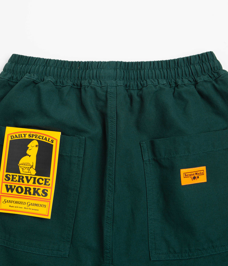 Service Works Classic Chef Shorts in Teal