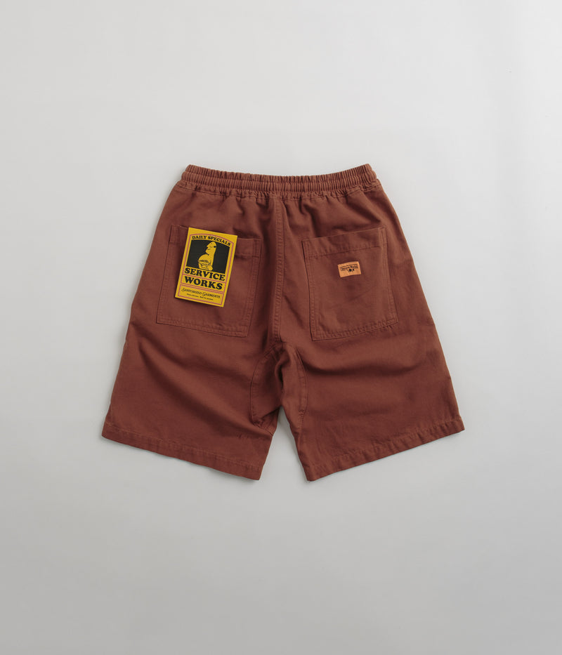 Service Works Classic Chef Shorts in Terracotta
