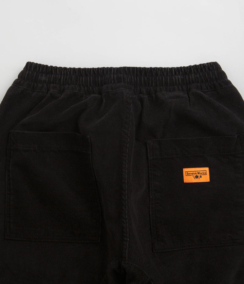Service Works Classic Corduroy Chef Pants in Black