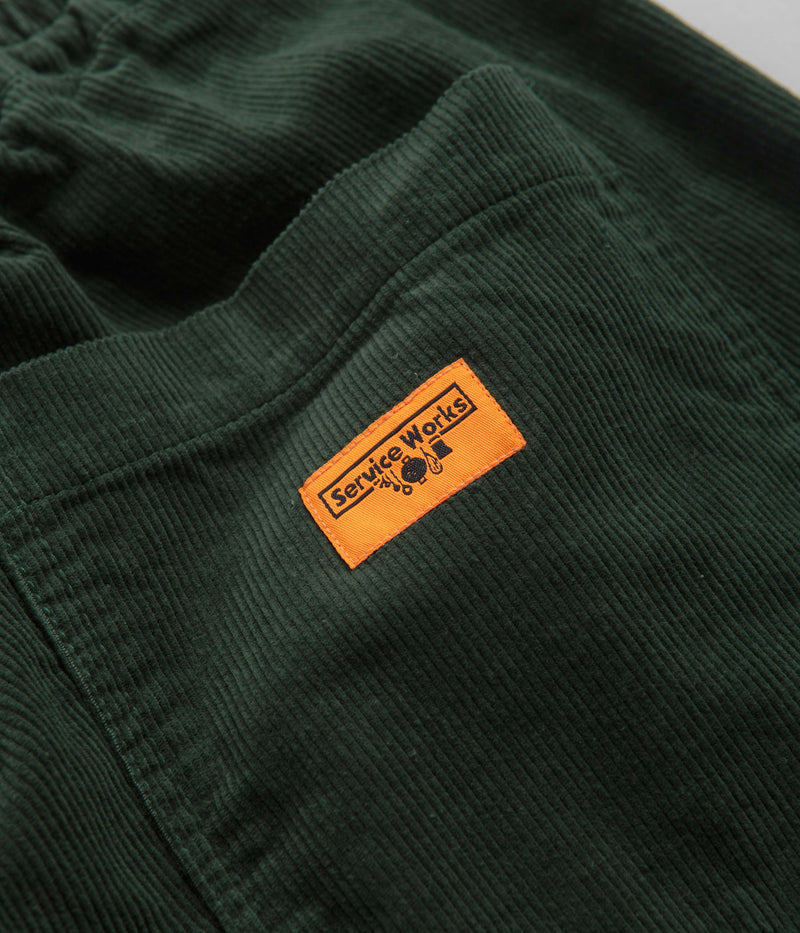 Service Works Corduroy Chef Pants in Forest