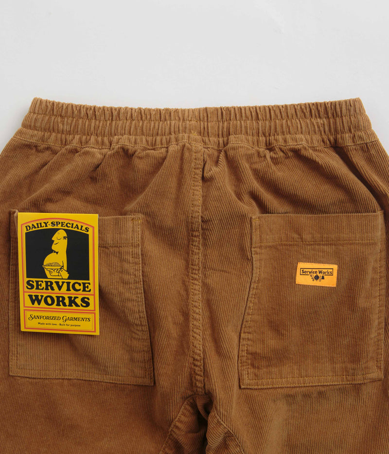 Service Works Corduroy Chef Pants in Pecan