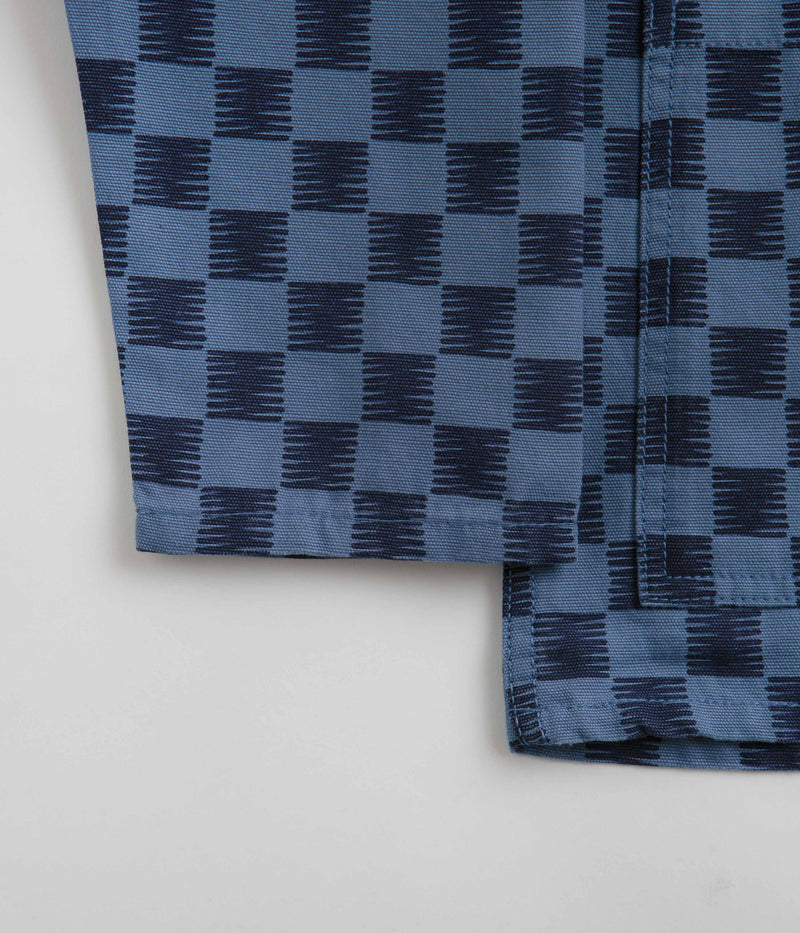 Service Works Coverall Jacket in Blue Checker
