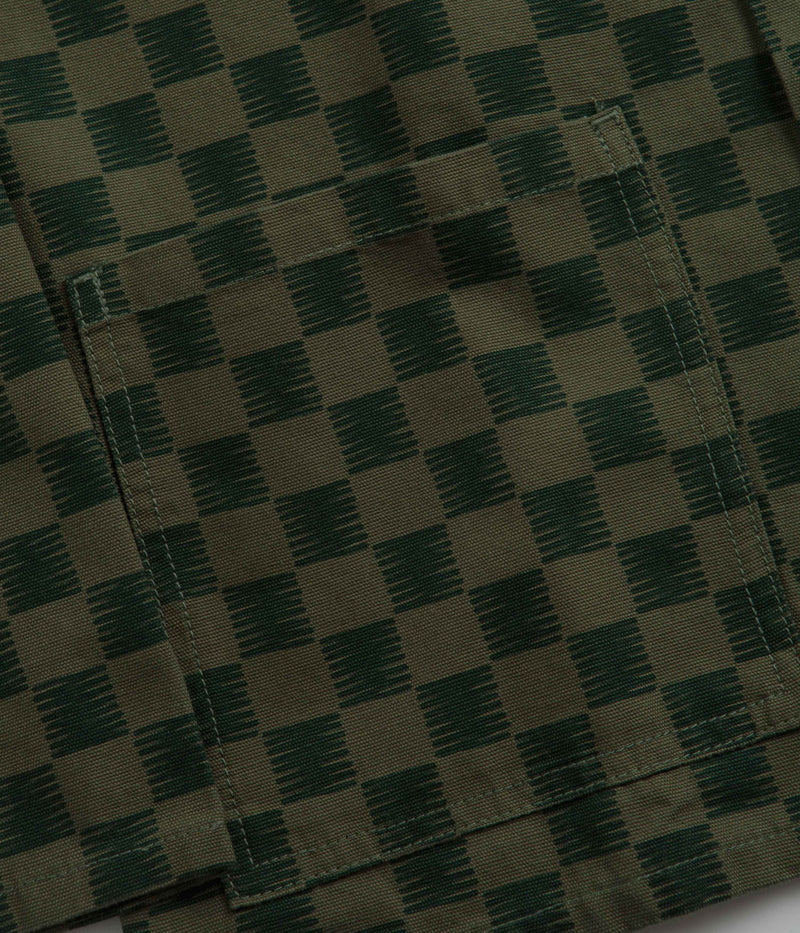 Service Works Coverall Jacket in Green Checker