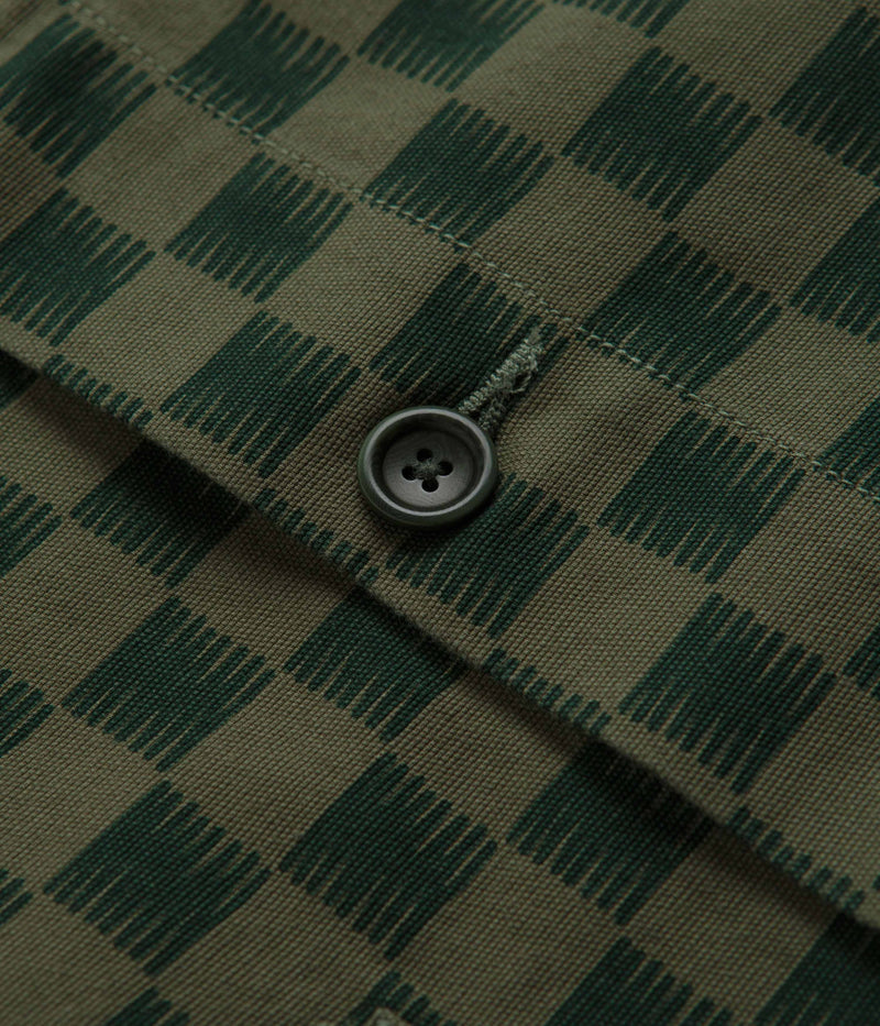 Service Works Coverall Jacket in Green Checker