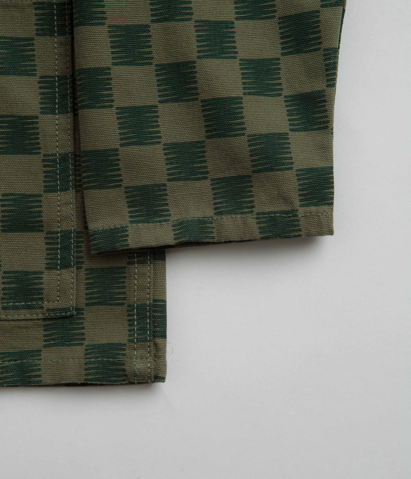 Service Works Coverall Jacket in Green Checker