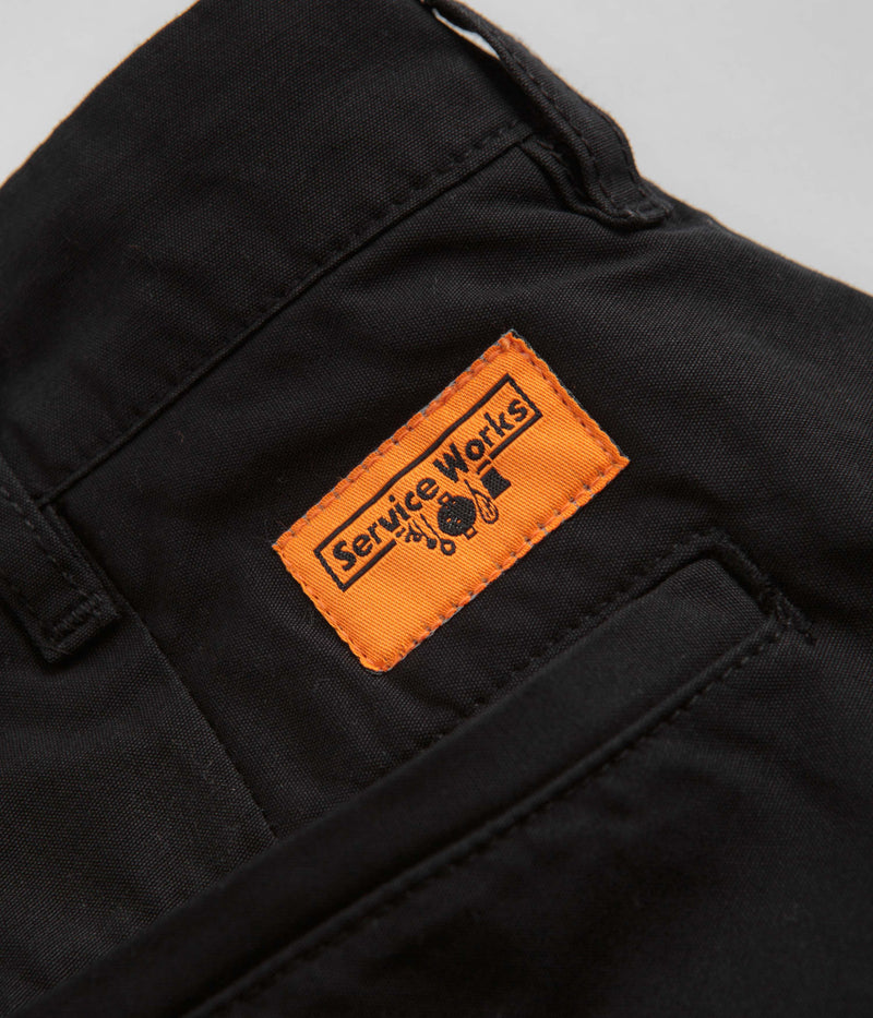 Service Works Twill Part Timer Pants in Black