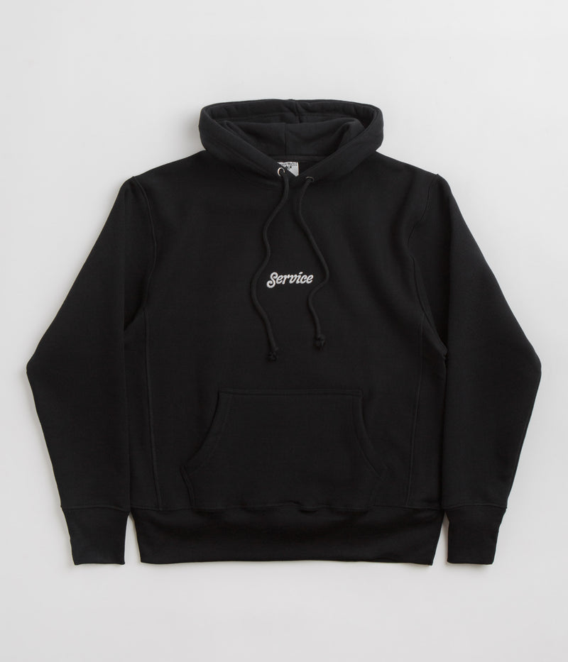 Service Works Embroidered Hoodie in Black