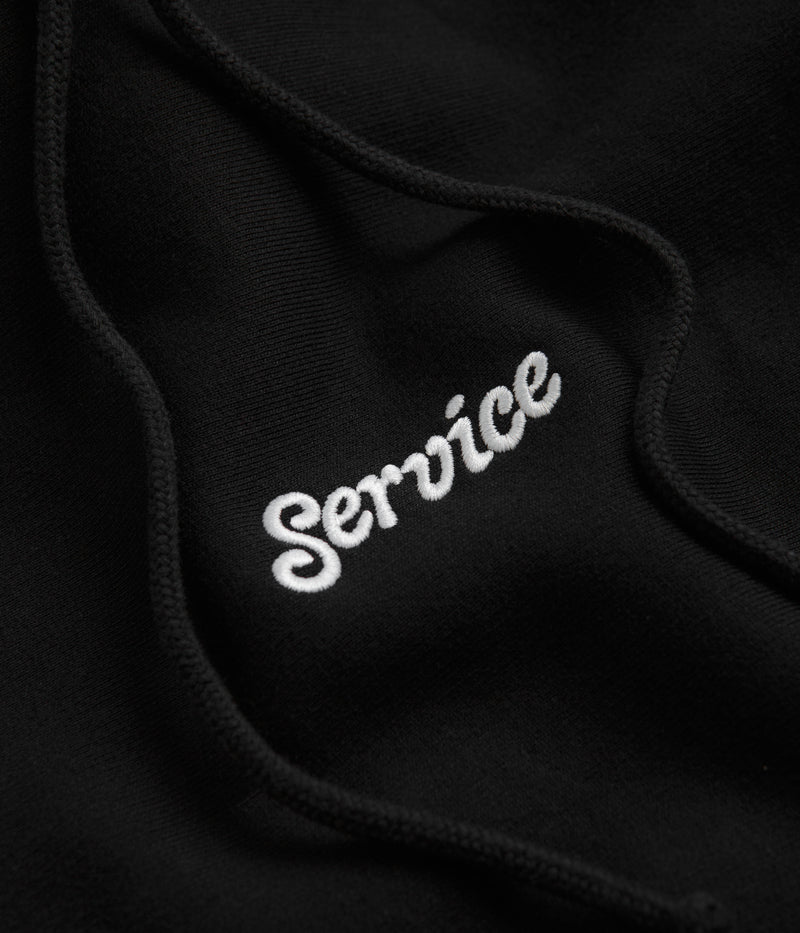Service Works Embroidered Hoodie in Black