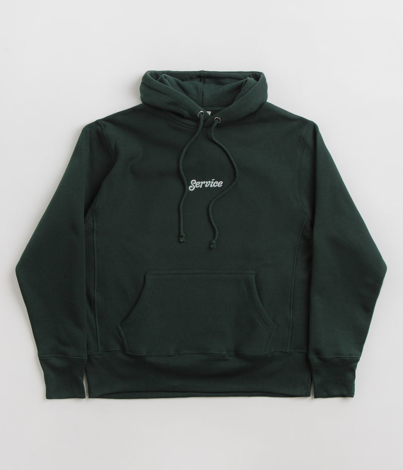 Service Works Embroidered Hoodie in Forest