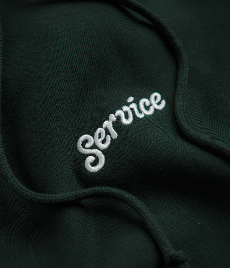 Service Works Embroidered Hoodie in Forest