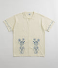 Service Works Knitted Vase Short Sleeve Shirt in Off White