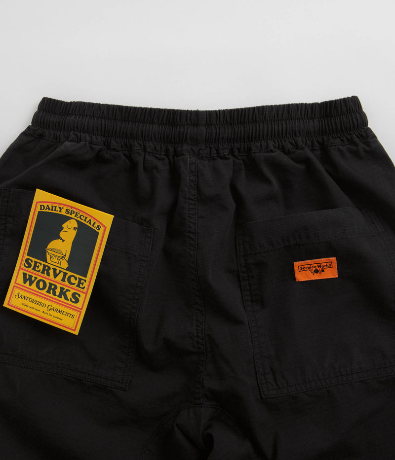 Service Works Ripstop Chef Pants in Black
