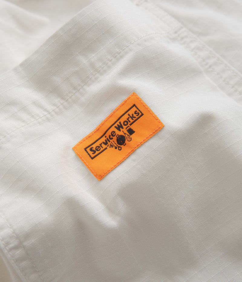 Service Works Ripstop Chef Pants in Off-White