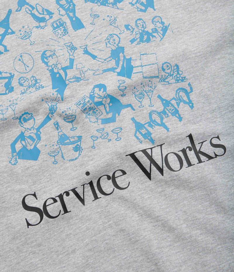 Service Works Soiree Long Sleeve T-Shirt in Grey