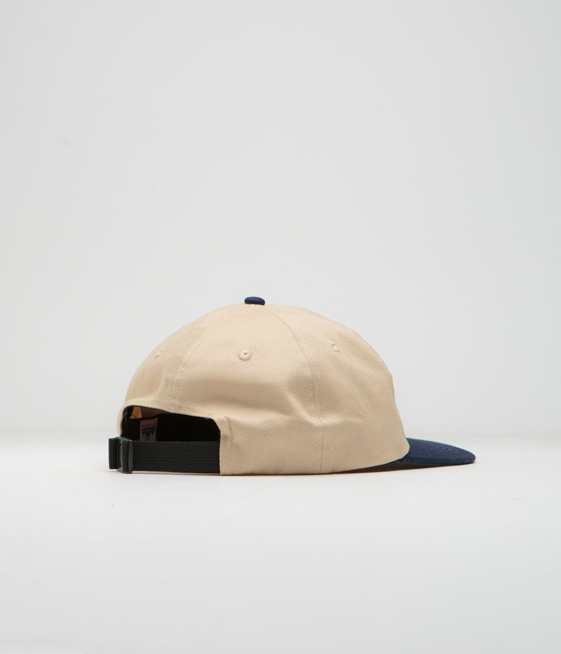 Service Works Sunnyside Up Cap in Off-White and Navy