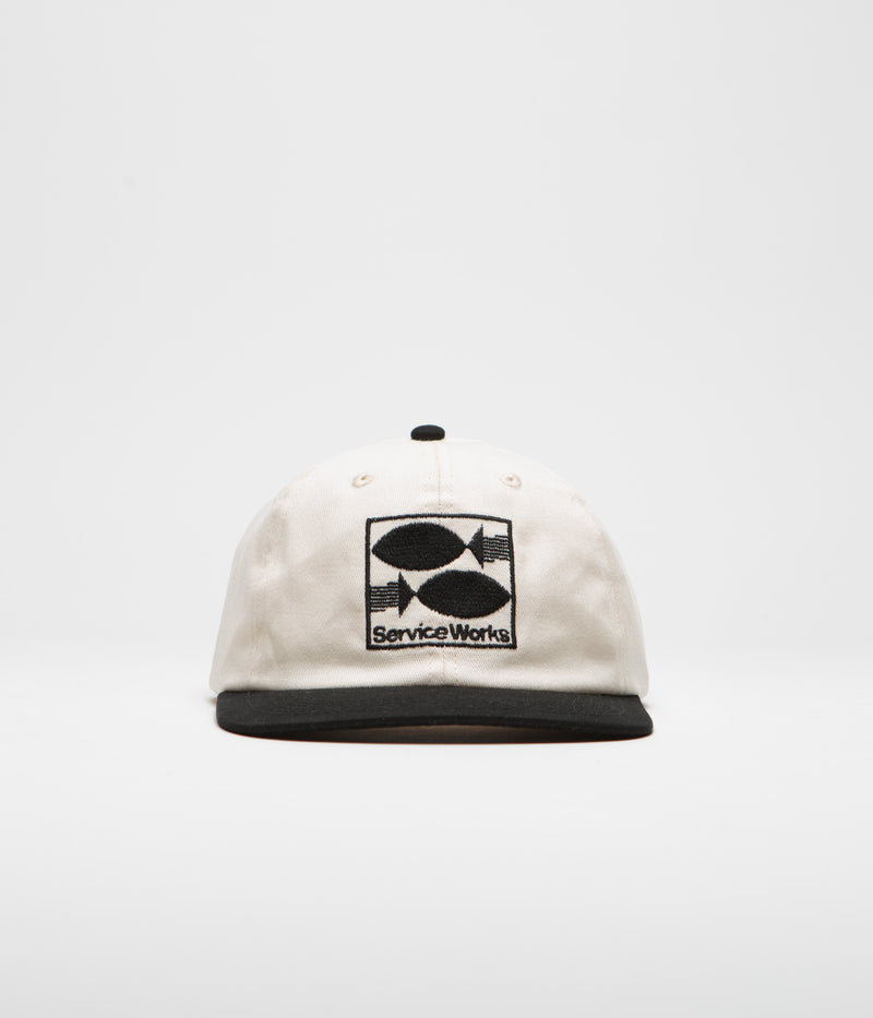 Service Works Turbot Cap in White and Black