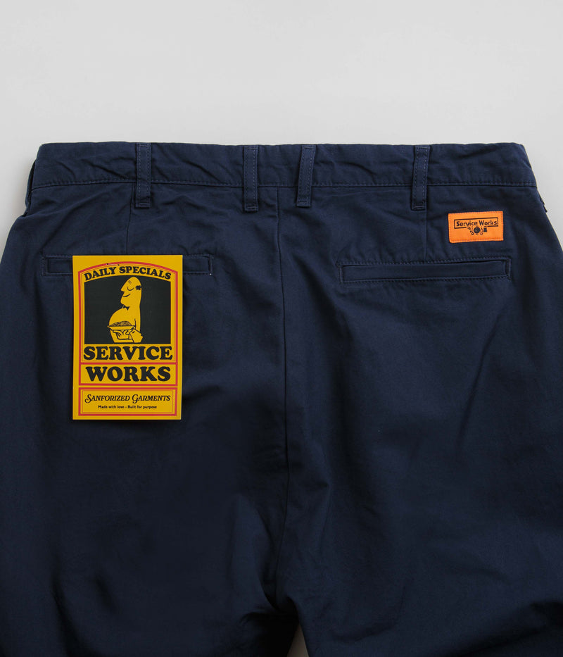 Service Works Twill Part Timer Pants in Navy