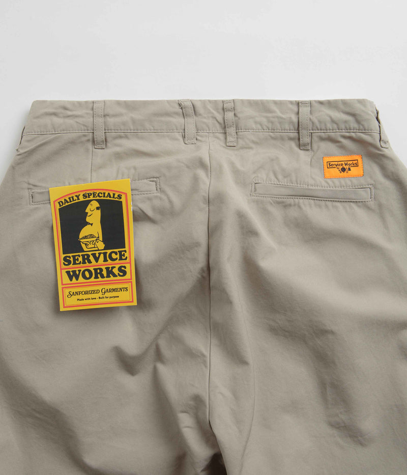 Service Works Twill Part Timer Pants in Stone