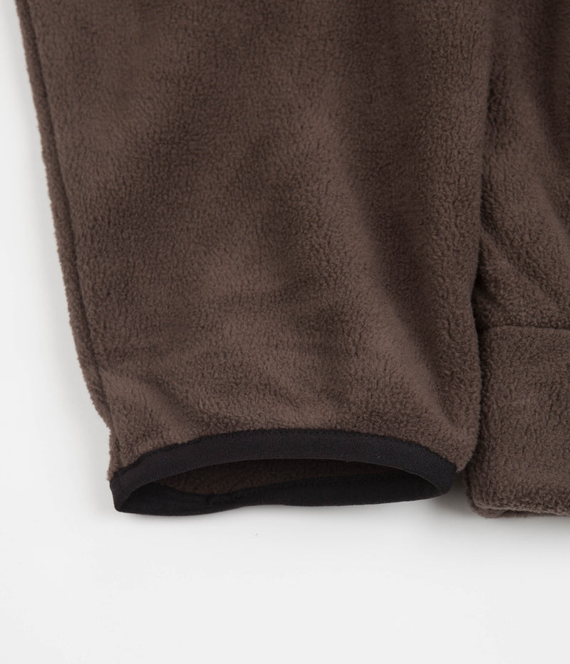 Adidas Sherpa Fleece in Brown and Black