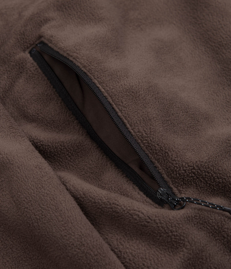 Adidas Sherpa Fleece in Brown and Black