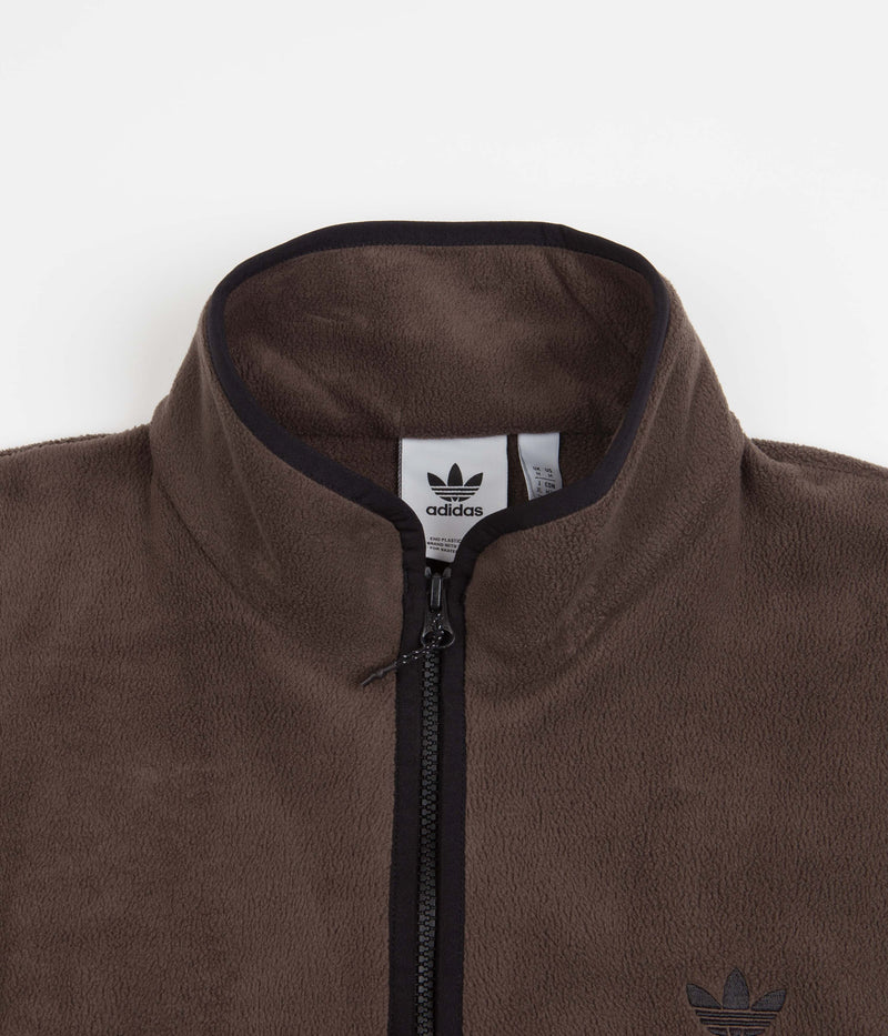 Adidas Sherpa Fleece in Brown and Black